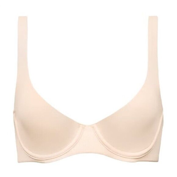 NWOTD CUUP 32F The Scoop Ivory Microfiber Underwire Bra 124378